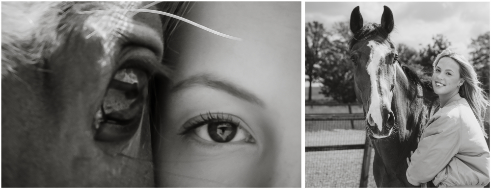 fotografie hattem collage zwartwit dochter